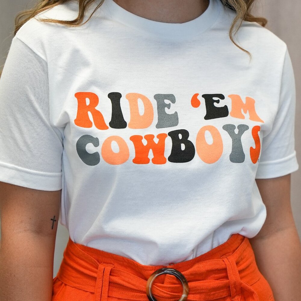 NWT - Oklahoma State University White Short Sleeve Tshirt